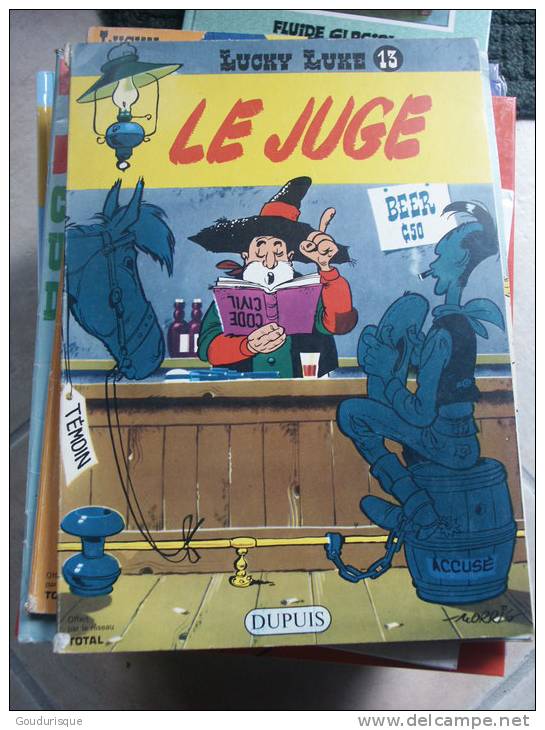 LUCKY LUKE  PUBLICITAIRE TOTAL T13 LE JUGE  MORRIS - Lucky Luke