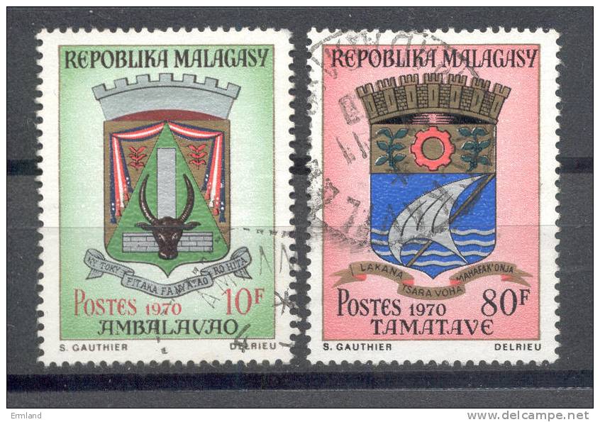 Malagasy - Madagaskar 1970 - Michel Nr. 610 - 611 O - Madagaskar (1960-...)