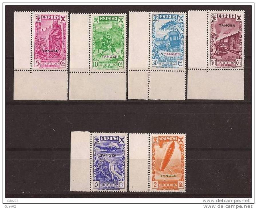 TABE6BHSCSF-L2343-TESPVARIED. Maroc Marocco TANGER ESPAÑOL.BENEFICENCIA 1938.(Ed 6/11**)s/C.LUJO ESQUINA DE PLIEGO - Variedades & Curiosidades