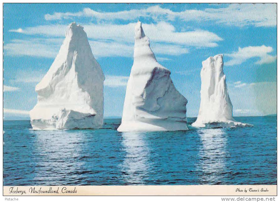 Newfoundland Terre-Neuve Canada - Icebergs Iceberg Glacier - Stamp & Postmark 1977 - 2 Scans - Autres & Non Classés