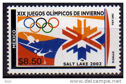 Mexico . Jeux Olympiques D´Hiver Salt Lake City 2002. Un T-p Neuf ** - Hiver 2002: Salt Lake City