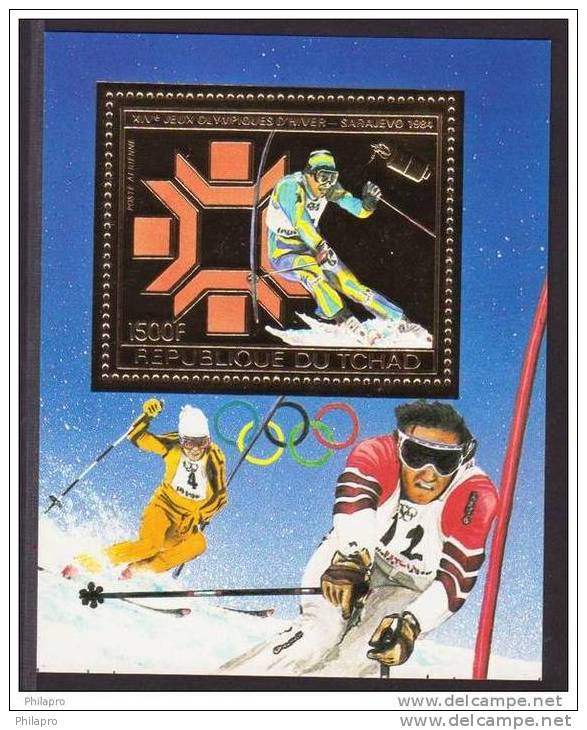 CHAD  OLYMPICS  HIVER SARAJEVO 1984**  YVERT BF N°? - Winter 1984: Sarajevo
