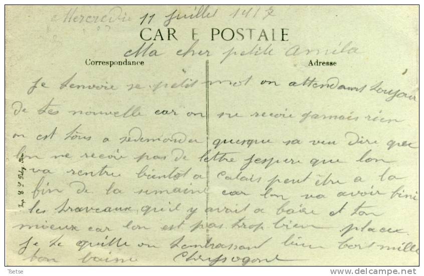 Poperinge - Gasthuisstraat / Rue De L´Hôpital  -1917 ( Verso Zien ) - Poperinge