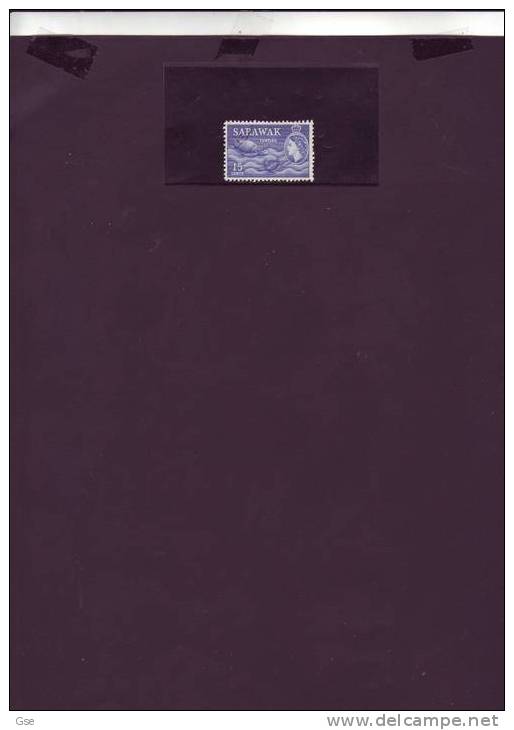 SARAWAK  1955 - Serie Corrente Elisabetta - Sarawak (...-1963)