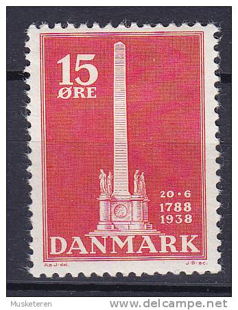 Denmark 1938 Mi. 242     15 Ø Aufhebung Der Schollengebundenheit Der Bauern MH* - Ongebruikt