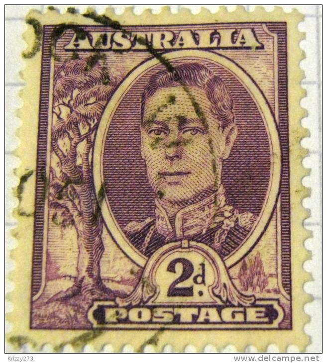 Australia 1942 King George VI 2d - Used - Used Stamps