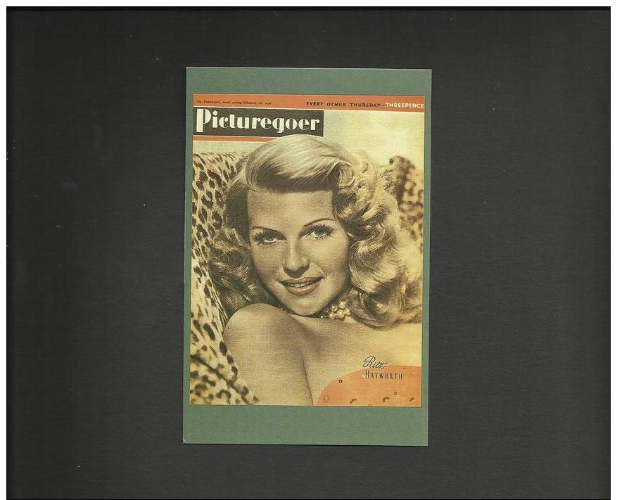 Nostalgia Series Postcard-Movie Queen Rita Hayworth 1946 - Acteurs