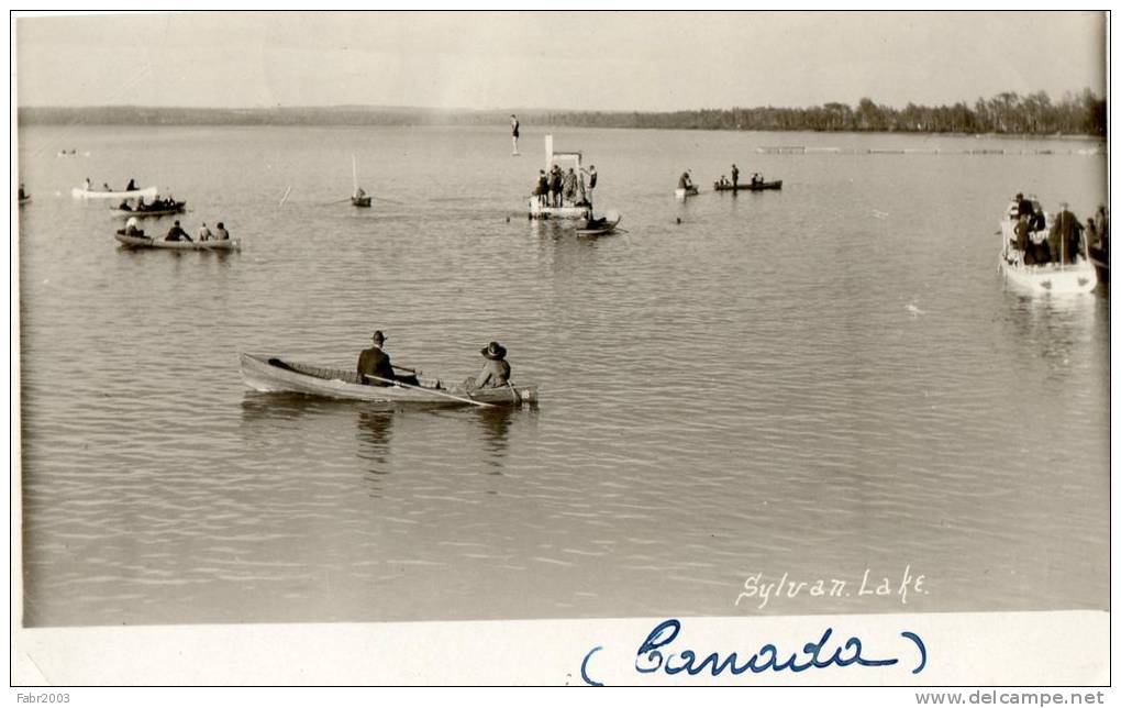 Superbe Carte Photo Sylvan Lake - Autres & Non Classés