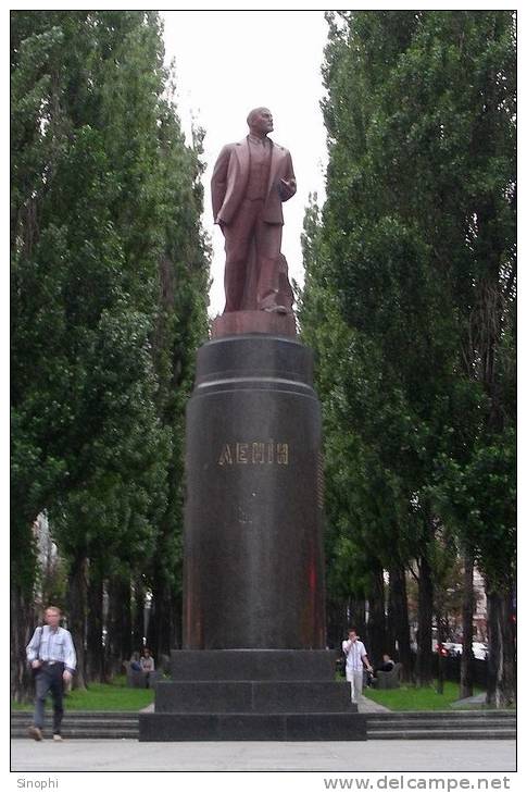 09A -093  @  Ex-USSR Leader , Vladimir Ilyich Lenin Monument   ( Postal Stationery, -Articles Postaux -Postsache F - Lénine