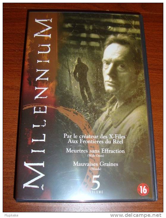 Vhs Pal Millenium 5 Meurtres Sans Effraction + Mauvaises Graines Version Française - Serie E Programmi TV