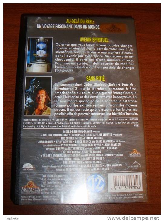 Vhs Pal Au-delà Du Réel 1 L´ Aventure Continue Avenir Spirituel + Sans Pitié Version Française - Ciencia Ficción Y Fantasía