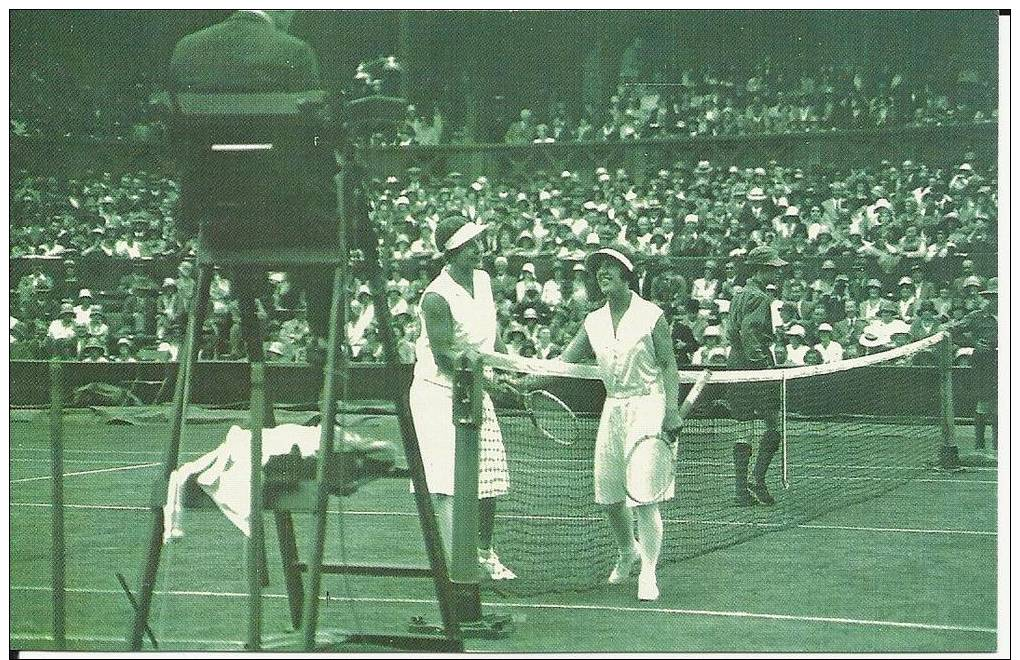 Nostalgia Series Postcard Champion Helen Wills-Moody-Wimbledon 1930 - Tennis