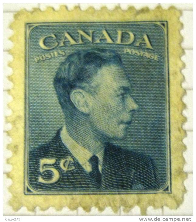 Canada 1949 King George VI 5c - Mint - Unused Stamps