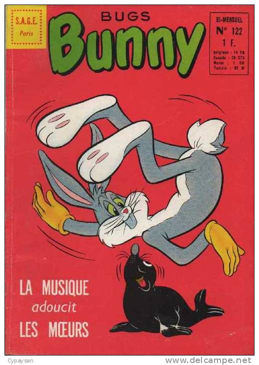 BUGS BUNNY N° 122 TBE SAGE 04-1967 OEIL DE ZOLTEC - Petit Format