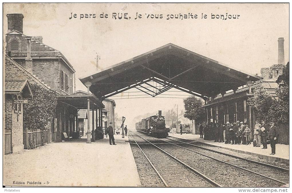 RUE LA GARE 1912 - Rue