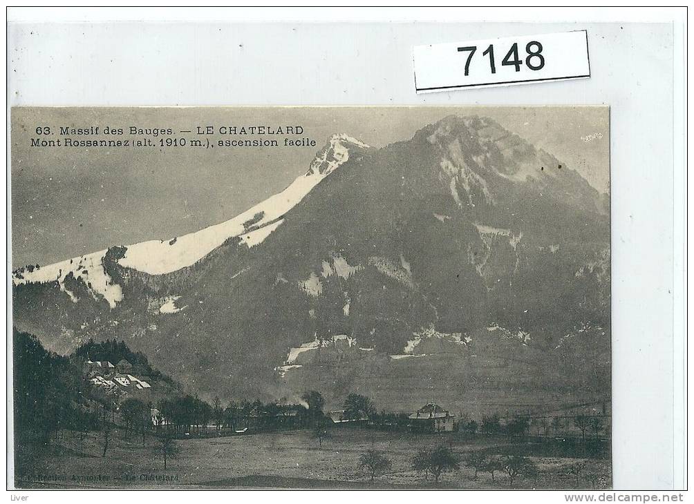 Le Chatelard Mont Rossanaz Ascension Facile - Le Chatelard