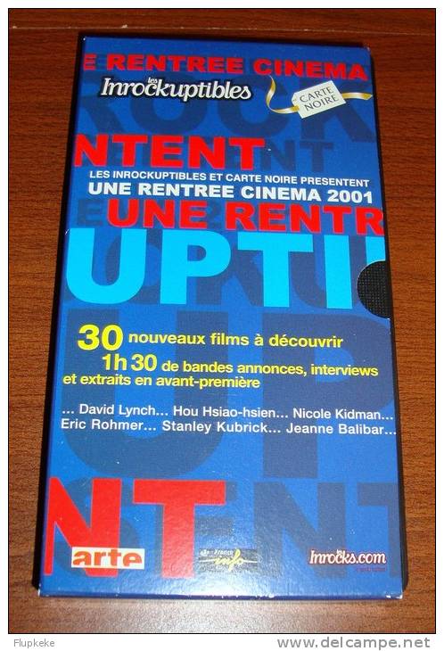 Vhs Pal Les Inrockuptibles Rentrées Cinéma 1999 + 2000 + 2001