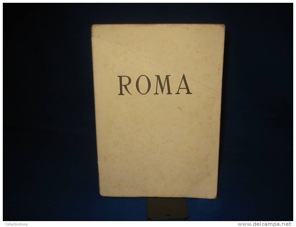 Volume- "Roma"- Editore Salvatorelli - 1951 - Con 129 Foto In Bianco E Nero - Molto Bello - Libri Antichi