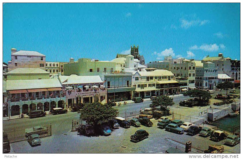 Hamilton Bermuda Bermudes - Front Street - Scène De Rue - Voitures Cars - Bermuda