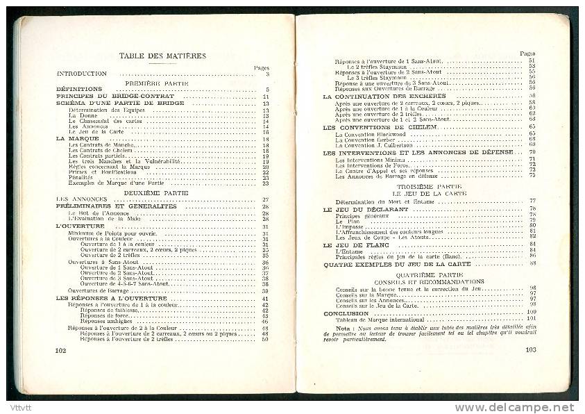 POUR APPRENDRE A JOUER AU BRIDGE De Guy Rebour (1967), Editions Bornemann, 104 Pages. - Palour Games