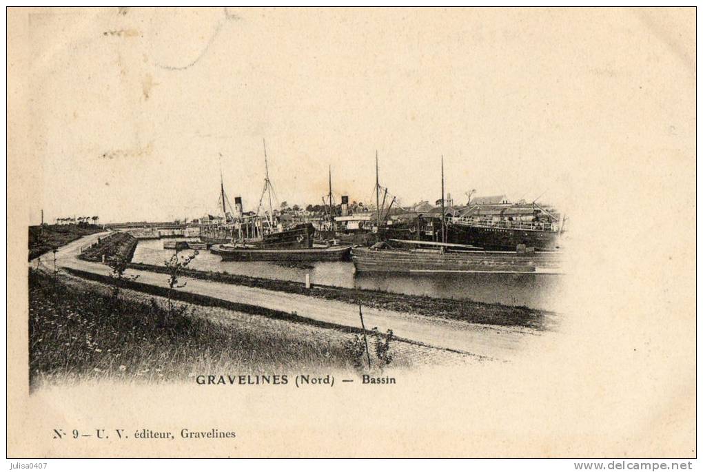 GRAVELINES (59) Bassin Bateaux - Gravelines