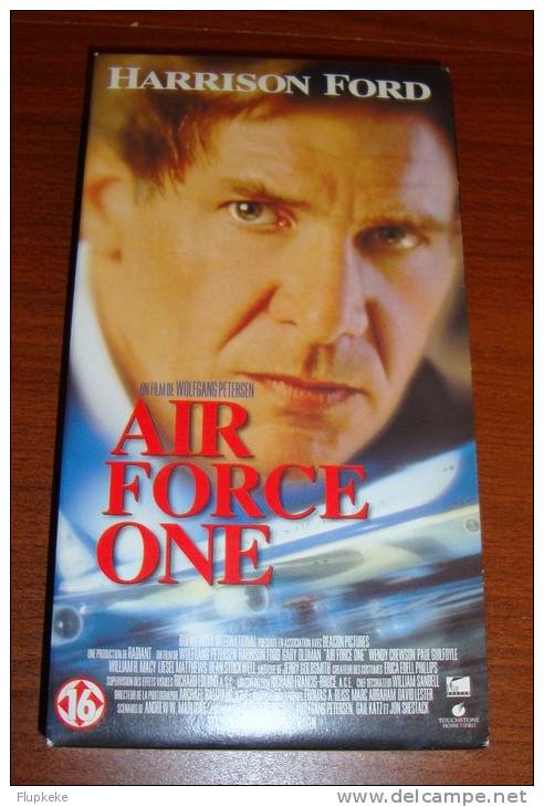 Vhs Pal Air Force One Harrison Ford 1997 Version Française - Actie, Avontuur