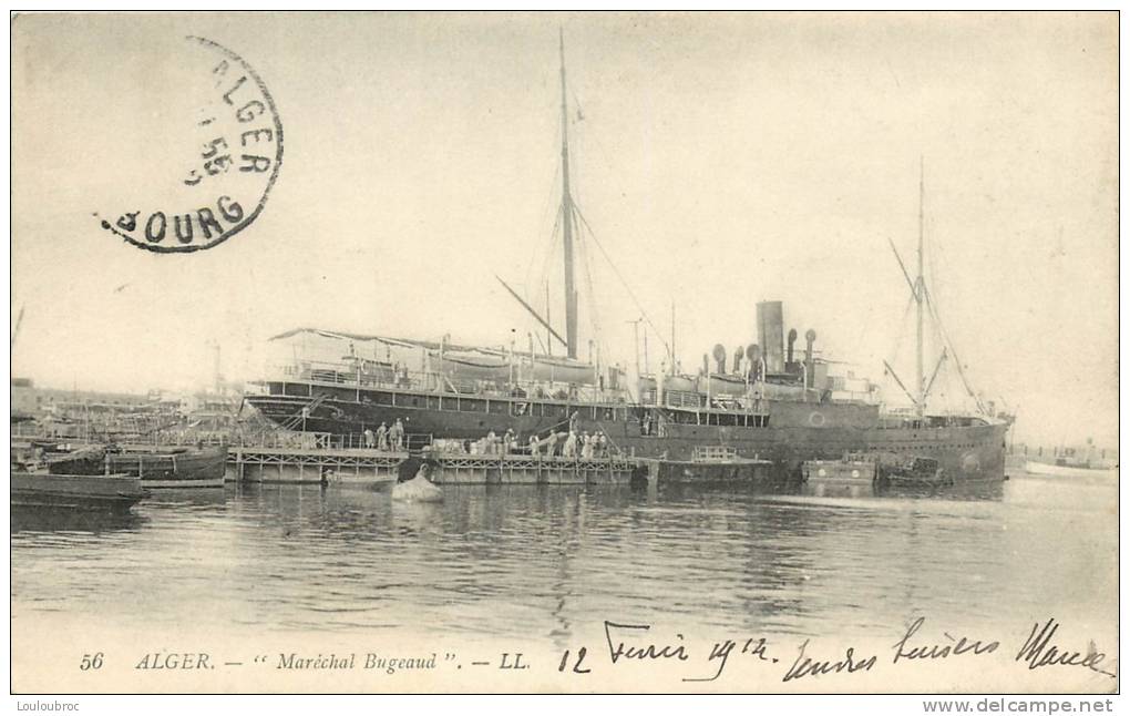 ALGER LE MARECHAL BUGEAUD - Steamers