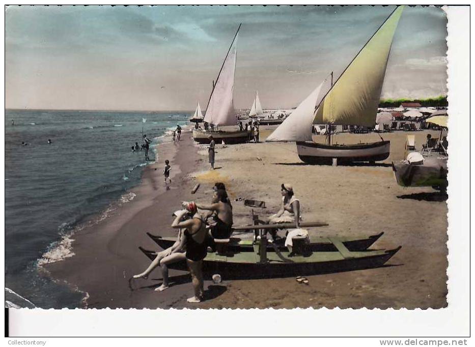 Marina Di Massa - La Spiaggia - Formato Grande - Non Viaggiata - Massa