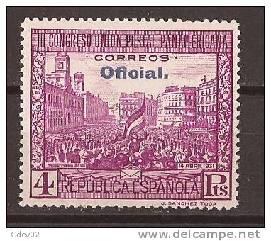 ES628-LA040TAO. España Spain Espagne CONGRESO UNION POSTAL PANAMERICANA OFICIAL 1931 (Ed.628**) Sin Charnela LUJO - Otros & Sin Clasificación