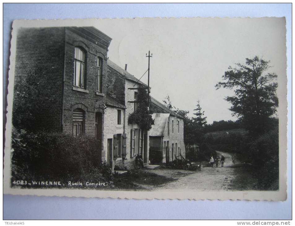 WINENNE - Ruelle Compère - Carte-photo MOSA 4083 - Beauraing