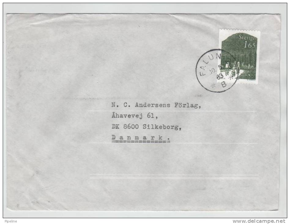 Sweden Cover Falun 30-5-1983 Sent To Denmark - Lettres & Documents