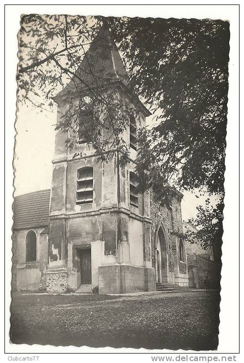 Villeparisis (77) : L'église En 1952 PHOTO VERITABLE. - Villeparisis