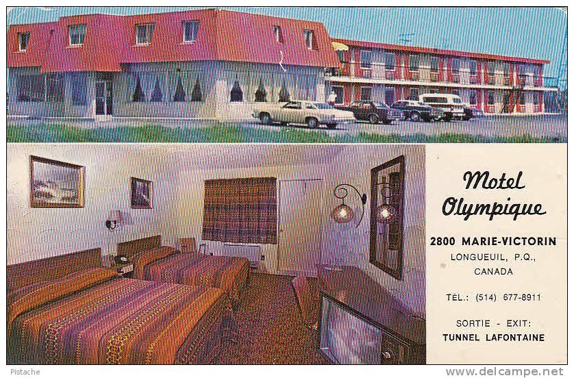 Longueuil Québec P.Q. - Motel Olympique - Voitures Cars - Other & Unclassified