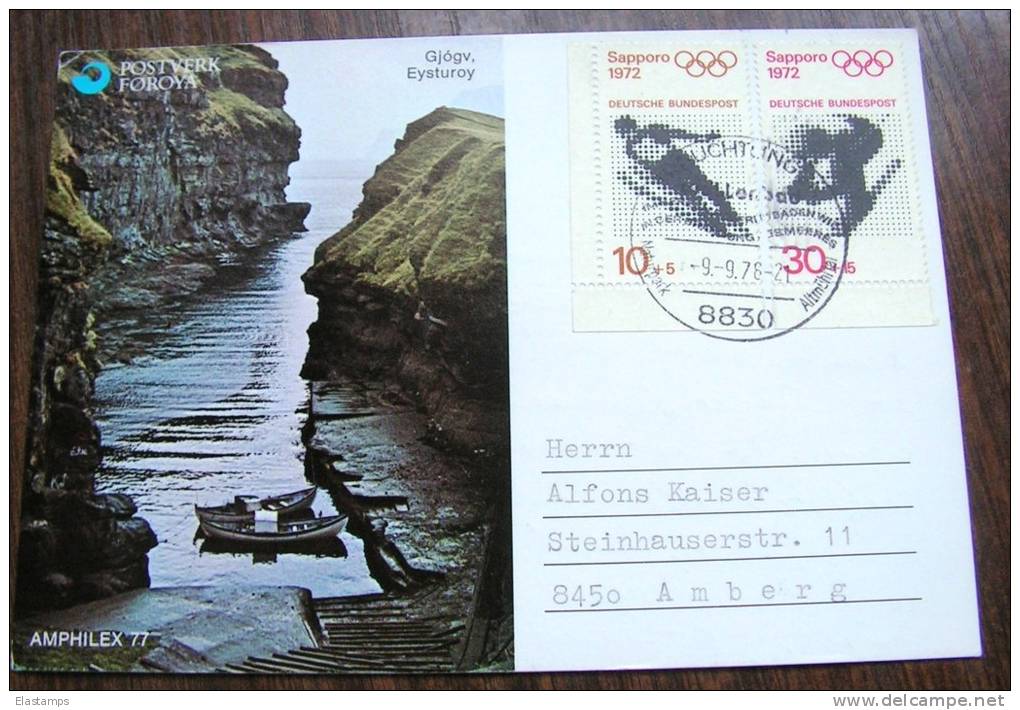 == BRD Karte 1976 Sport 8830 - Illustrated Postcards - Used