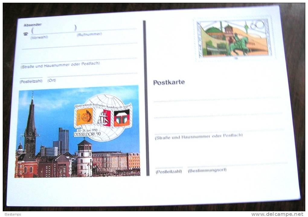 == Bildkarte Düsseldorf 1990 * - Illustrated Postcards - Mint