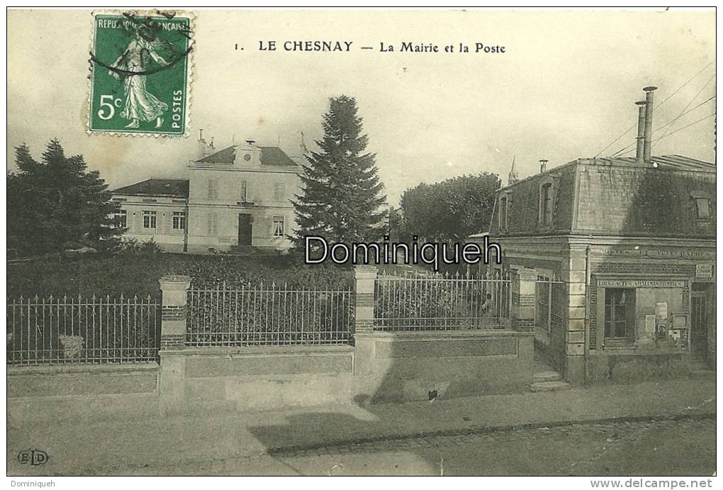 La Mairie Et La Poste - Le Chesnay