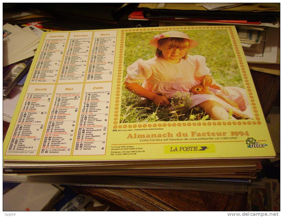 Almanach 1994 Oller  Excellent état - Groot Formaat: 1991-00