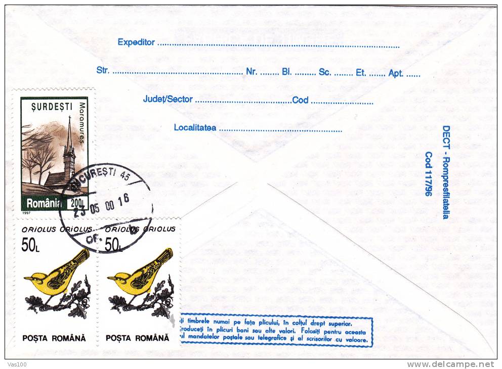 L´Olimpiadala Flamo Sur  - L´Insulo Guam Stationery Cover Special Cancell 2000 Romania. - Ete 2000: Sydney