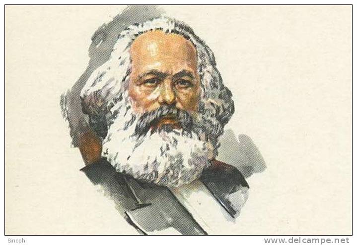 11A -023  @  Karl Marx   ( Postal Stationery, -Articles Postaux -Postsache F - Karl Marx