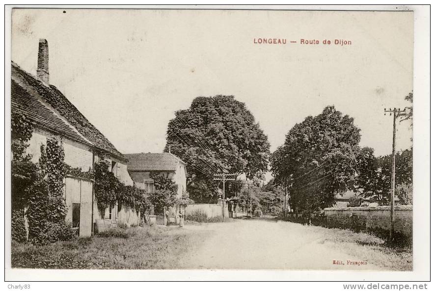 52- LONGEAU- ROUTE  DE  DIJON  N433 - Le Vallinot Longeau Percey