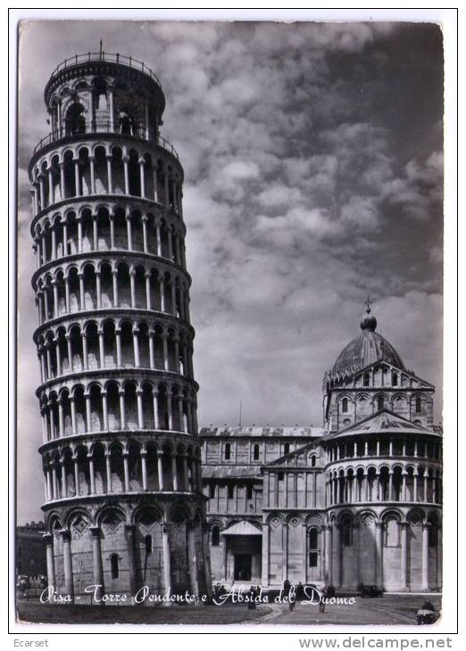 PISA - Torre Pendente E Abside Del Duomo. Viaggiata 1968 - Pisa