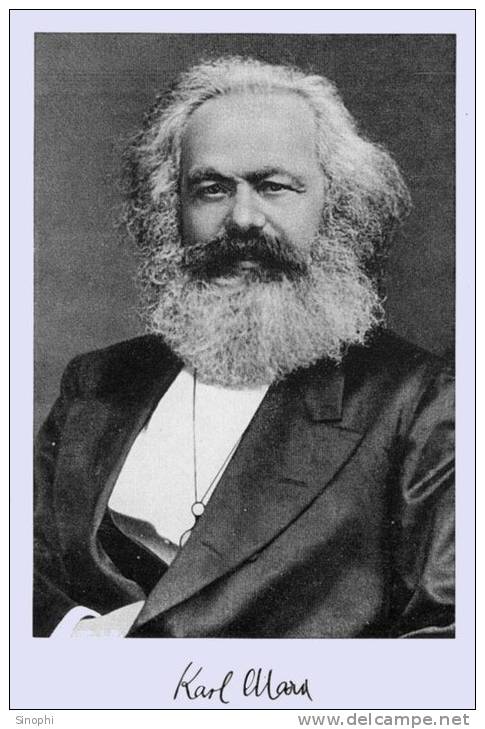 11A -098    @      Karl Marx  , ( Postal Stationery, -Articles Postaux -Postsache F ) - Karl Marx