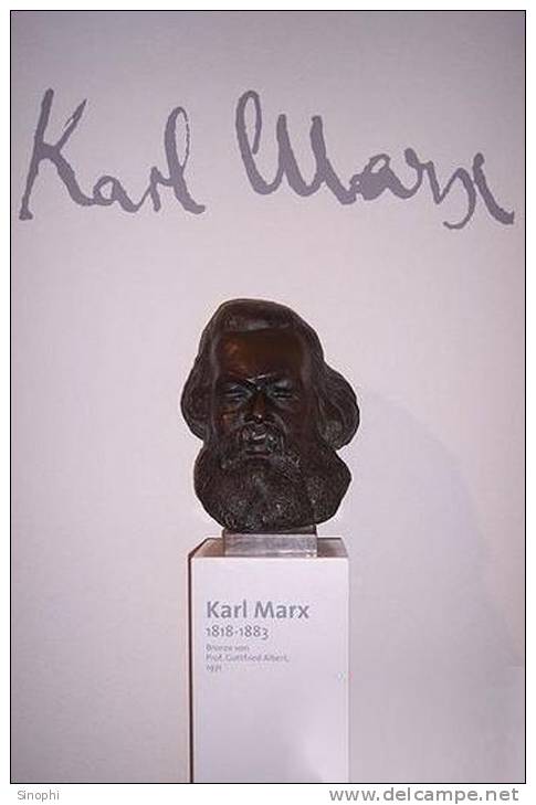 11A -104    @       Karl Marx  , ( Postal Stationery, -Articles Postaux -Postsache F ) - Karl Marx