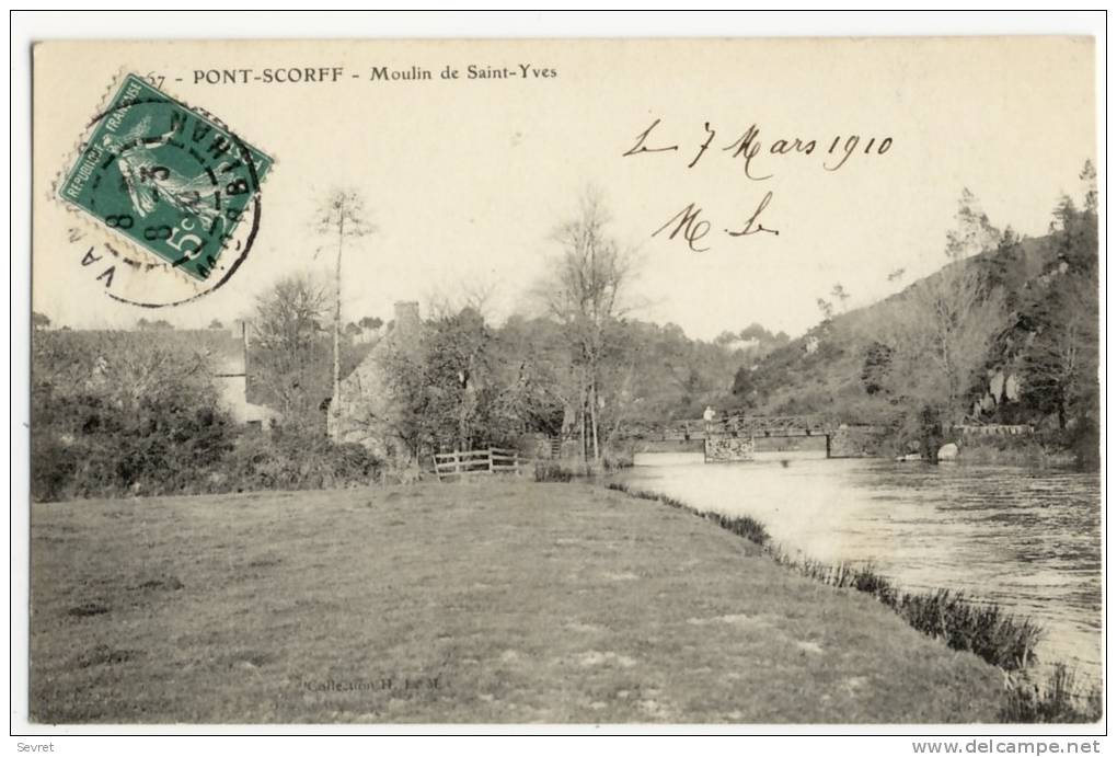 PONT-SCORFF - Moulin  De St-Yves - Pont Scorff