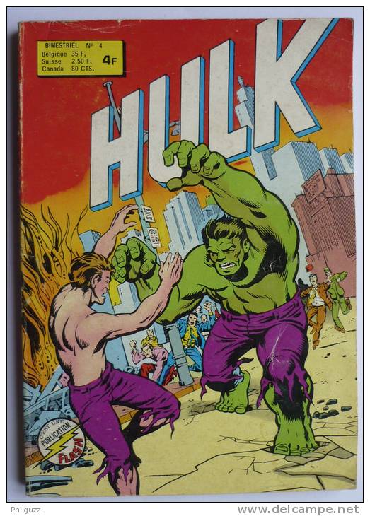 PETIT FORMAT HULK 4 AREDIT 1ERE SERIE - Hulk