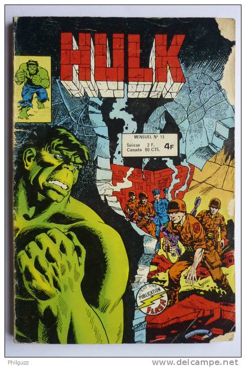 PETIT FORMAT HULK 15 AREDIT 1ERE SERIE (4) - Hulk