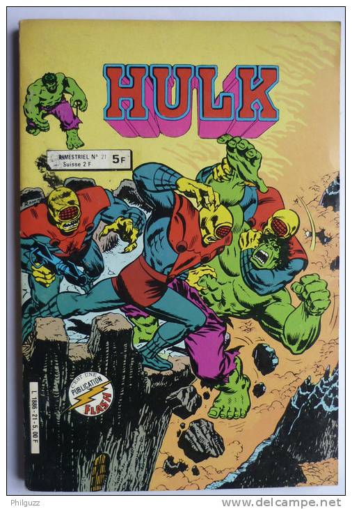 PETIT FORMAT HULK 21 AREDIT 1ERE SERIE (1) - Hulk