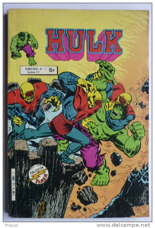 PETIT FORMAT HULK 21 AREDIT 1ERE SERIE (2) - Hulk