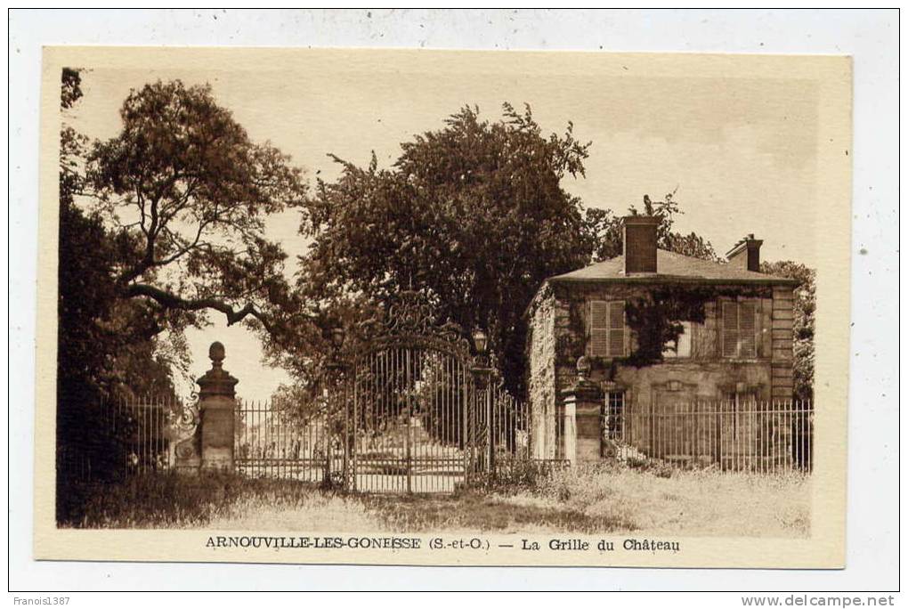 Ref 174 - ARNOUVILLE-les-GONESSES  - La Grille Du Château - Arnouville Les Gonesses