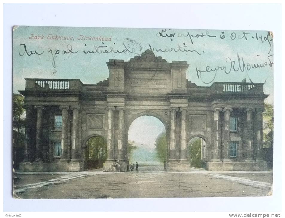 BIRKENHEAD, Park Entrance. - Other & Unclassified